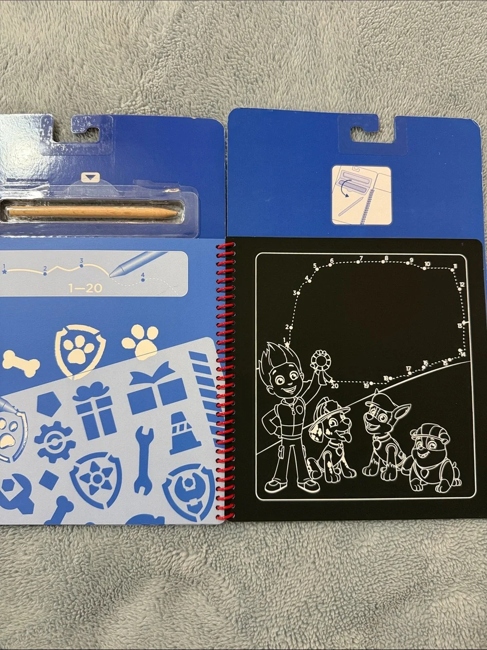 Melissa & Doug Paw Patrol Scratch Art Activity Book And Grab & Go Pack-New